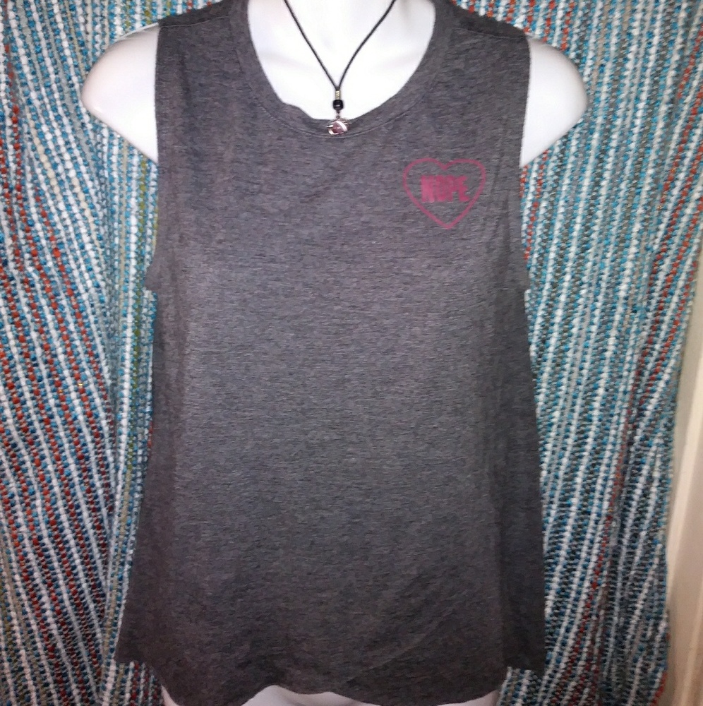 Modern Lux Womens NOPE HEART tank size M